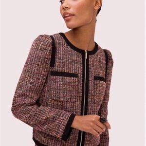 Kate Spade Multicolor Tweed Blazer
